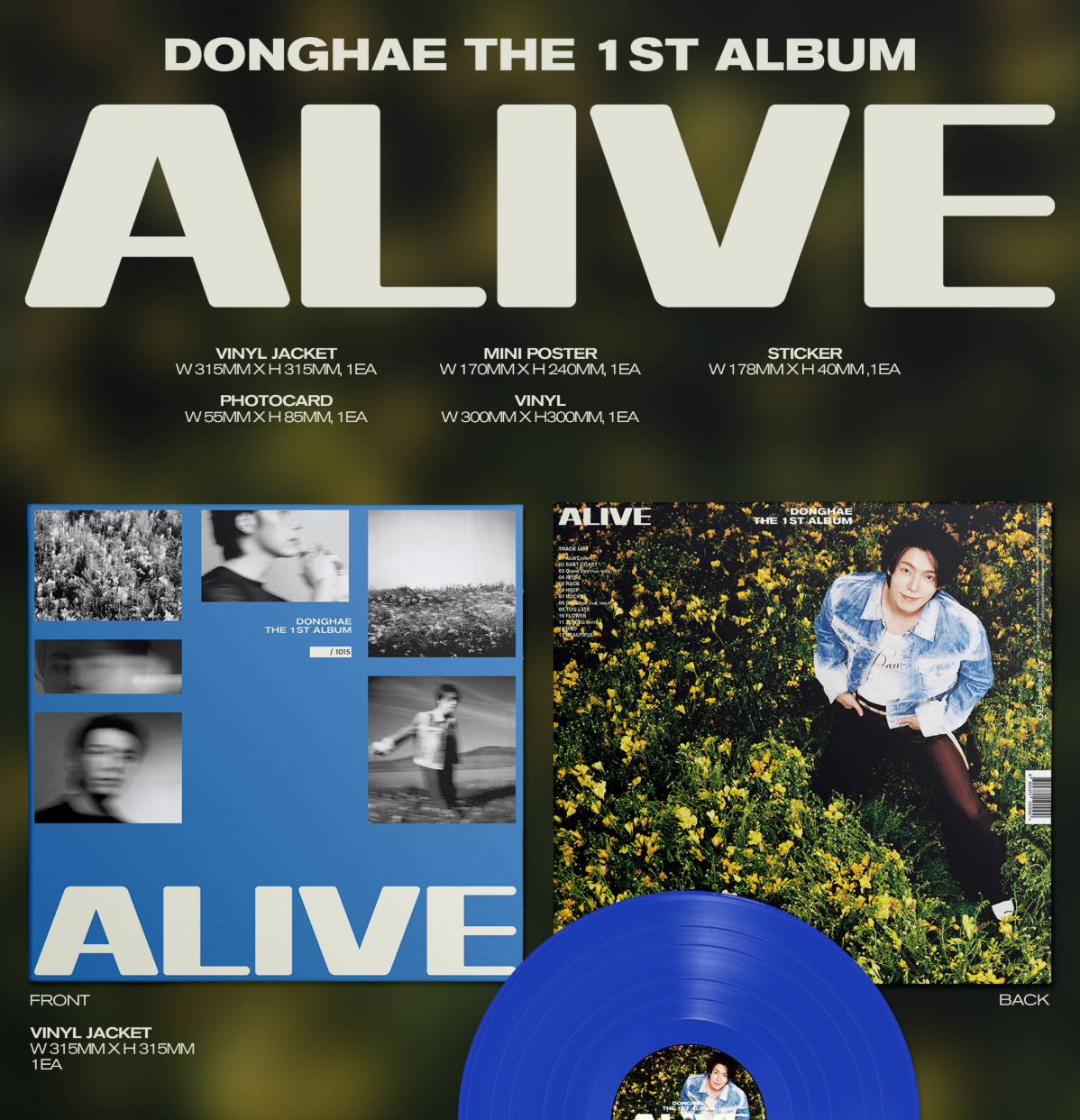 DONGHAE (SUPER JUNIOR) - ALIVE (LP VER.)