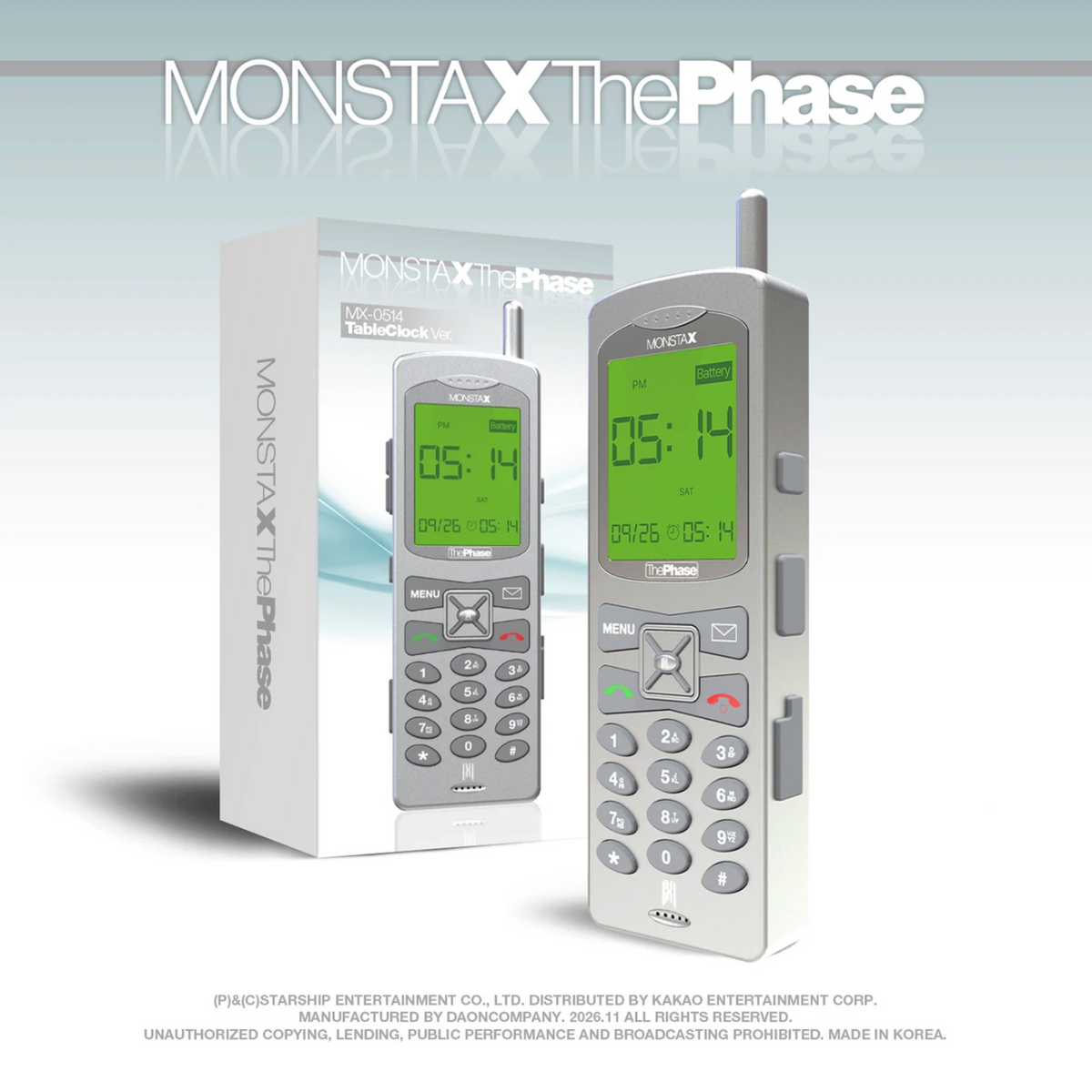 MONSTA X - THE PHASE (MX-0514 TABLECLOCK VER.)