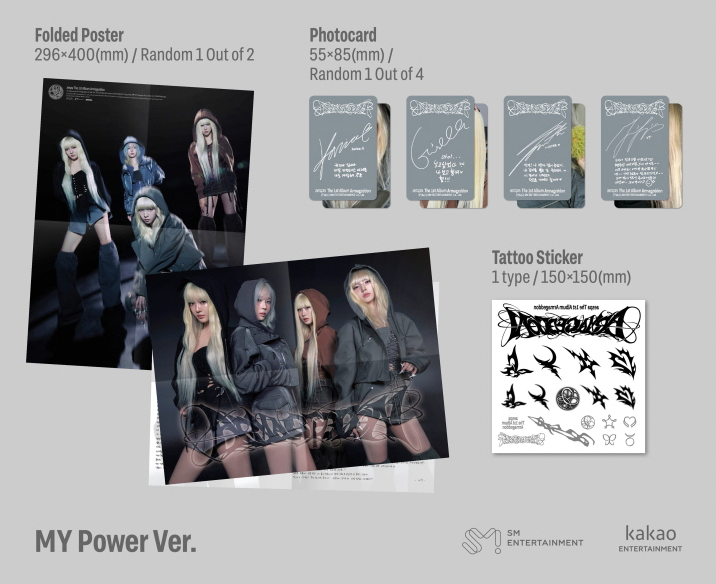 AESPA - ARMAGEDDON (THE 1ST ALBUM) MY POWER VER. + Soundwave Photocard