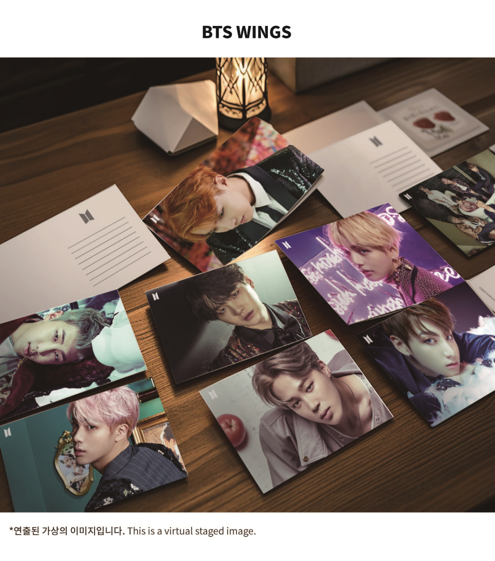 BTS - LENTICULAR POSTCARD (YOU NEVER WALK ALONE & WINGS)