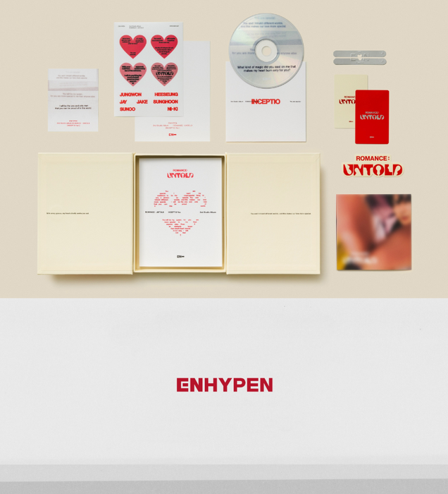 ENHYPEN - ROMANCE : UNTOLD (2ND STUDIO ALBUM) + Weverse Gift