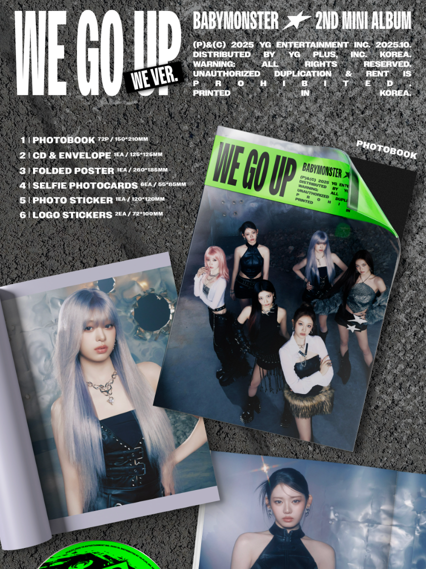 BABYMONSTER - WE GO UP + Weverse Gift
