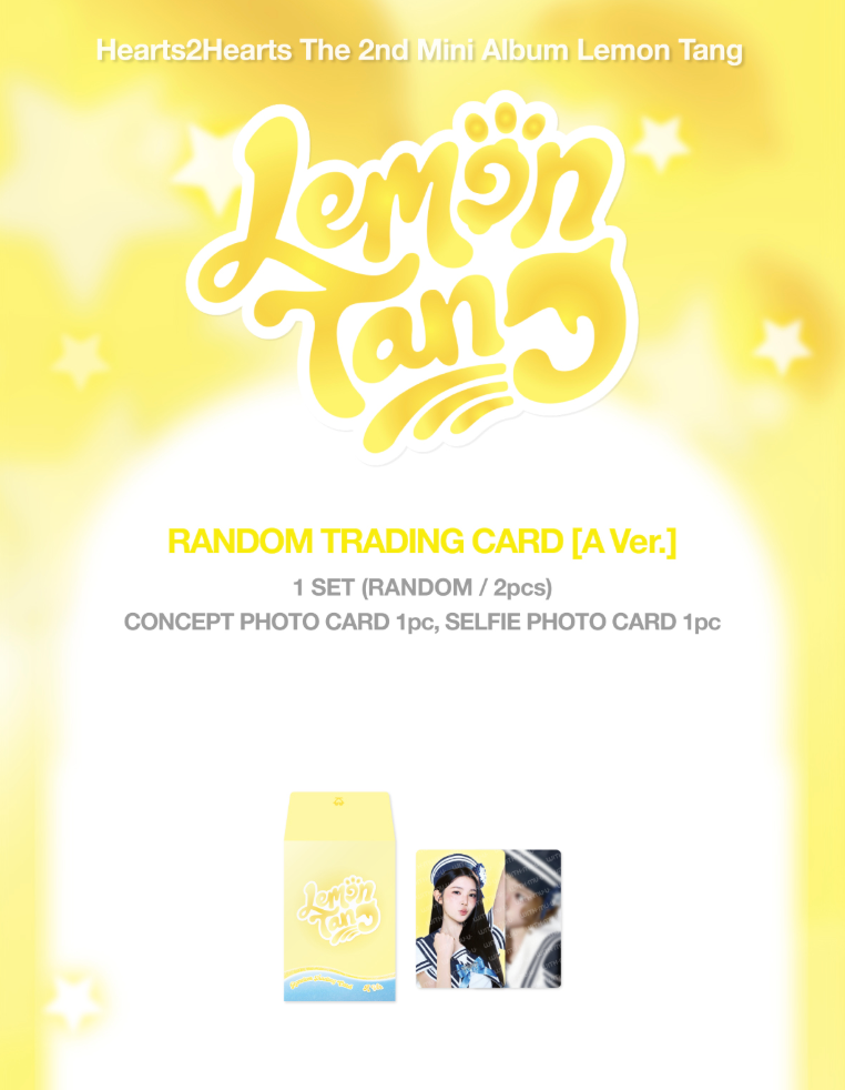 HEARTS2HEARTS - RANDOM TRADING CARD (LEMON TANG)