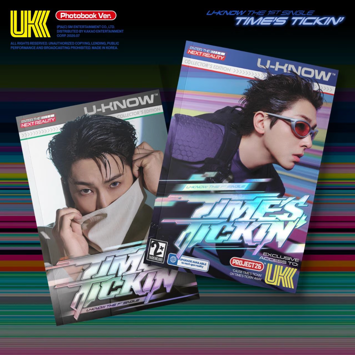 U-KNOW YUNHO (TVXQ!) - TIME'S TICKIN' (PHOTOBOOK VER.)