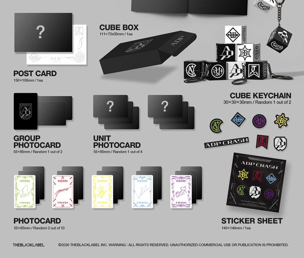 ALLDAY PROJECT - CRASH (COMPLETE VER.) + Weverse Lucky Draw Gift