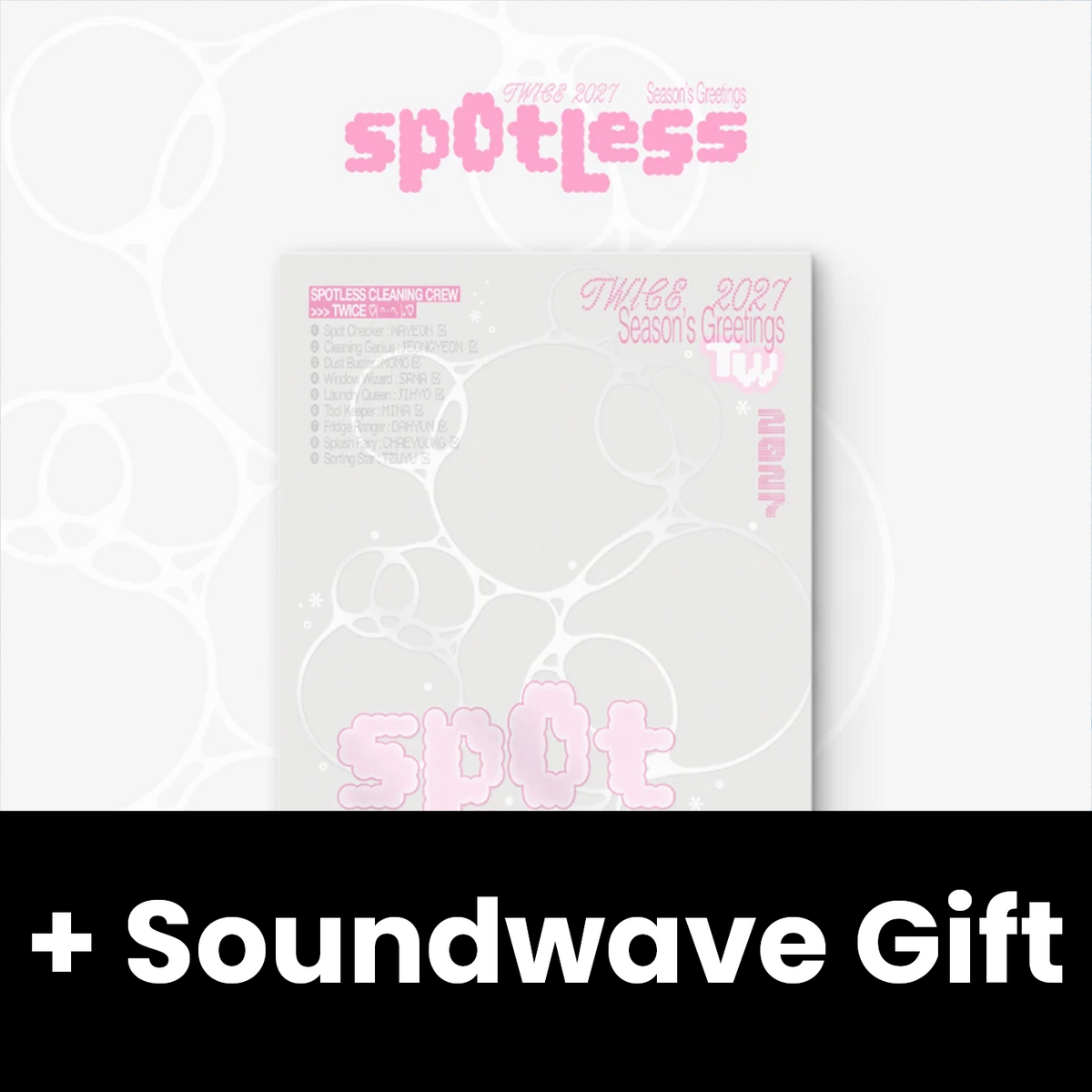 TWICE - 2027 SEASON'S GREETINGS (SPOTLESS) + Soundwave Gift