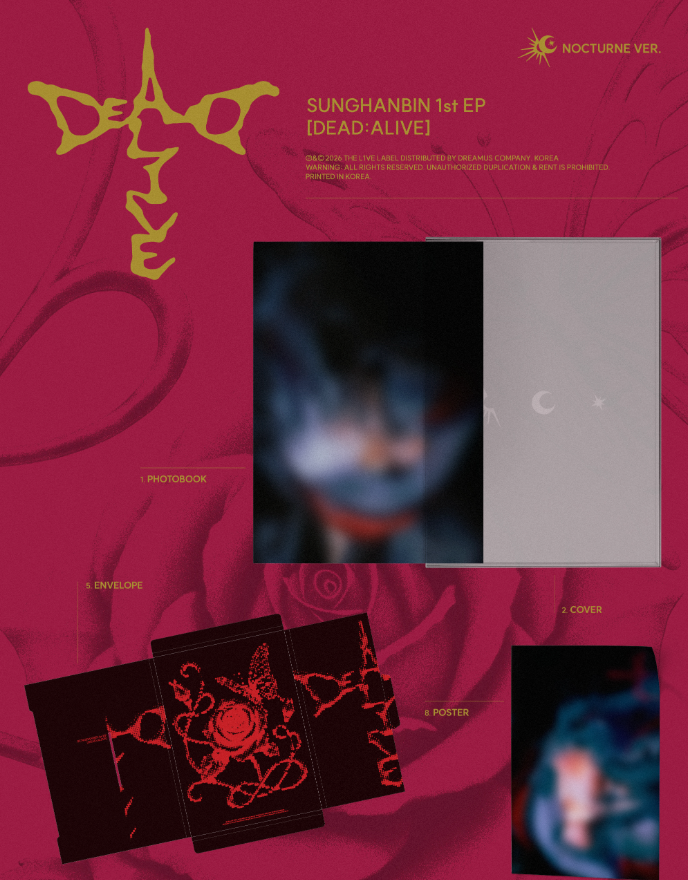 SUNG HANBIN (ZB1) - DEAD:ALIVE (PHOTOBOOK VER.) + Apple Music Gift