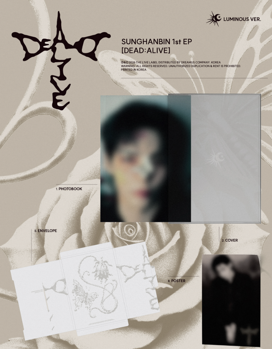 SUNG HANBIN (ZB1) - DEAD:ALIVE (PHOTOBOOK VER.) + Apple Music Gift