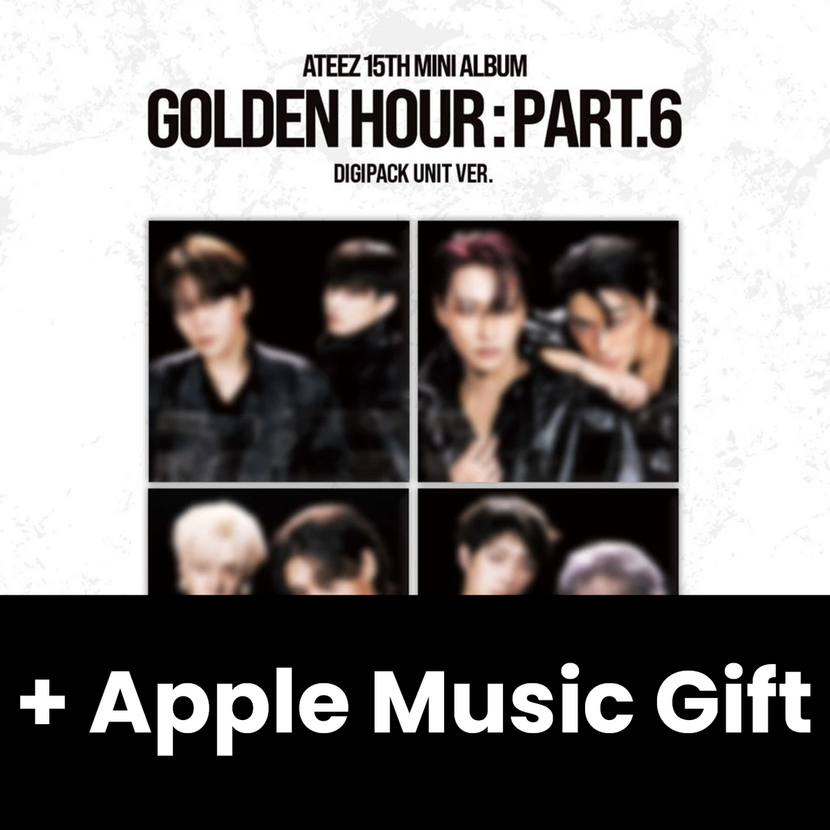 ATEEZ サン ジョンホ デジパック ユニットapple music特典付き ATEEZ - GOLDEN HOUR : PART.6 (DIGIPACK UNIT VER.) + Apple Music Gift