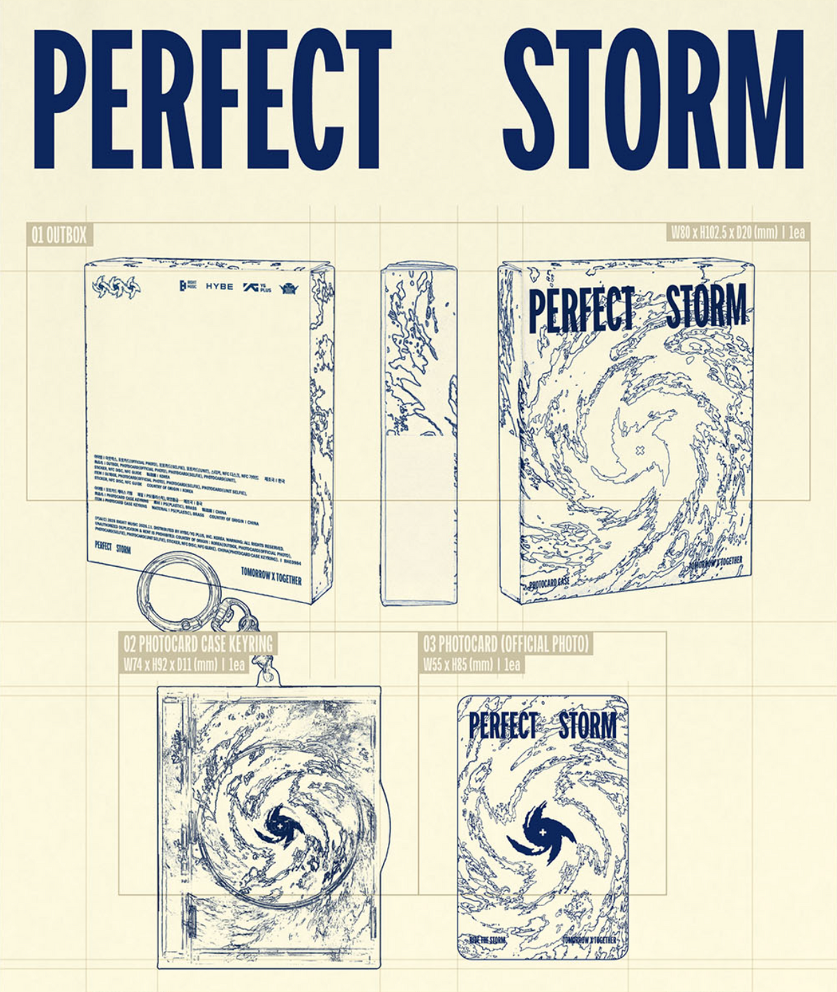 TXT - PERFECT STORM (PHOTOCARD CASE VER.)
