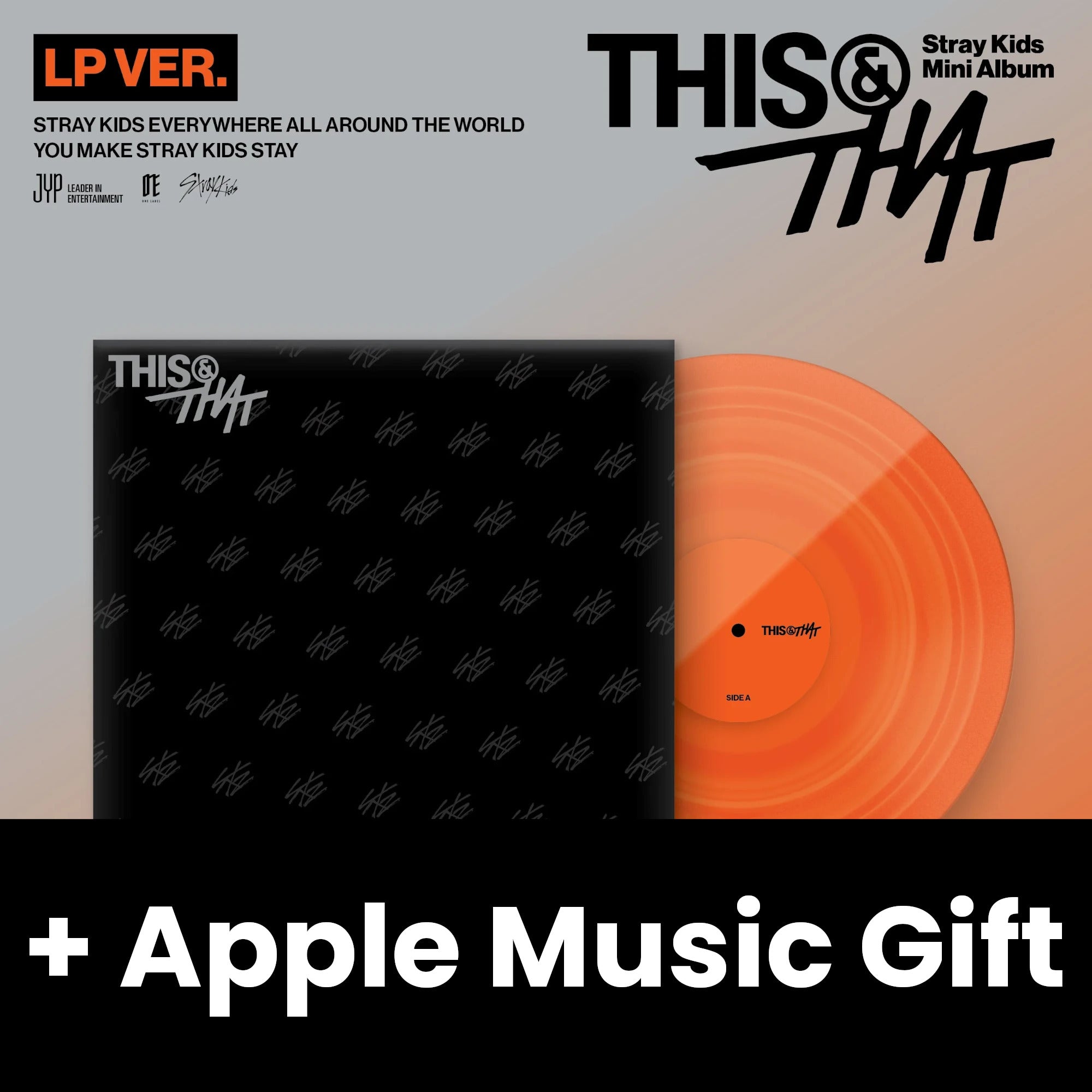 STRAY KIDS - THIS & THAT (LP VER.) (LIMITED) + Apple Music Gift