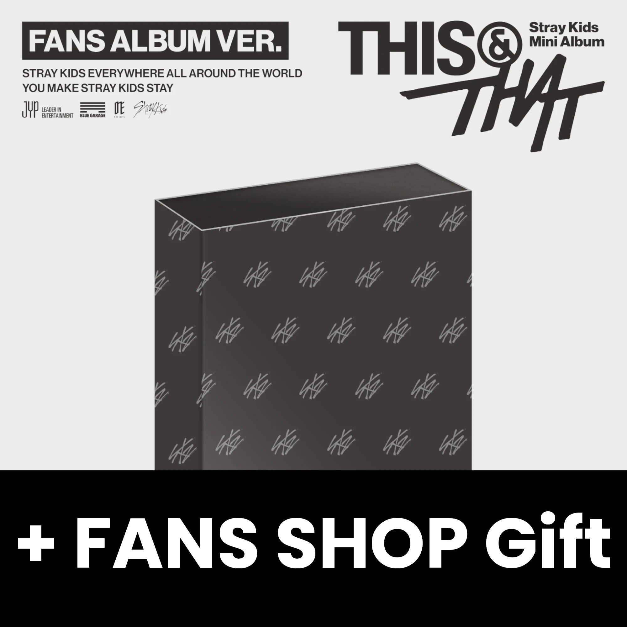 STRAY KIDS - THIS & THAT (FANS ALBUM VER.) + FANS SHOP Gift