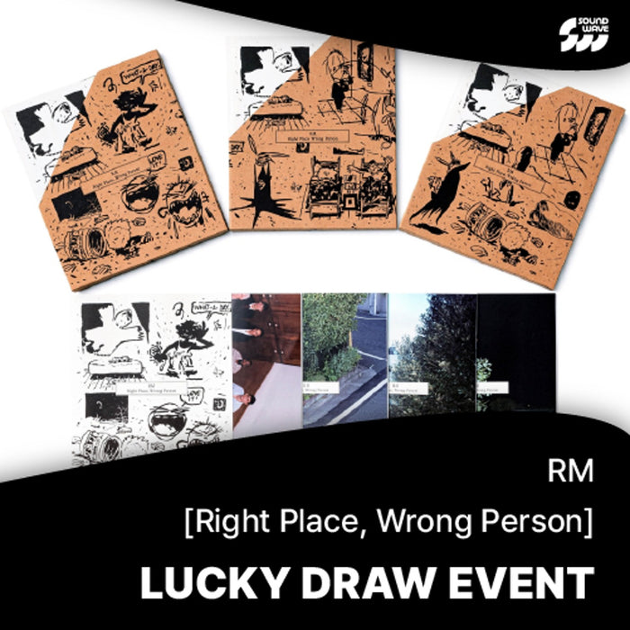 RM (BTS) - RIGHT PLACE, WRONG PERSON (2ND SOLO ALBUM) LUCKY DRAW