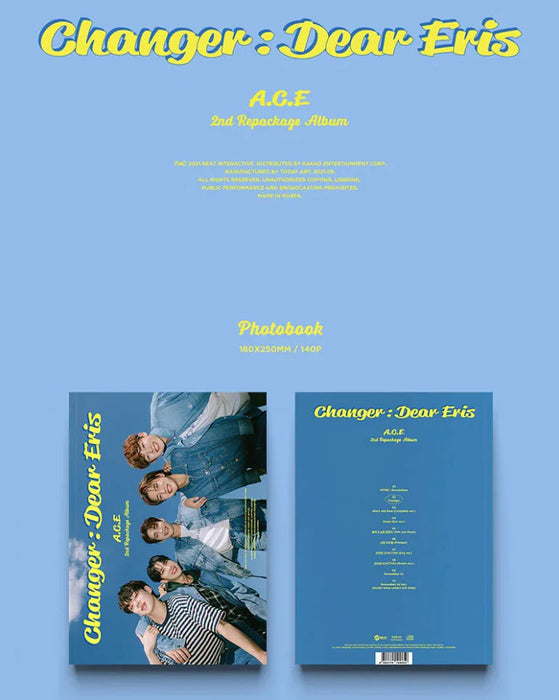 A.C.E - 2nd Album Repackage [CHANGER : DEAR ERIS] Nolae