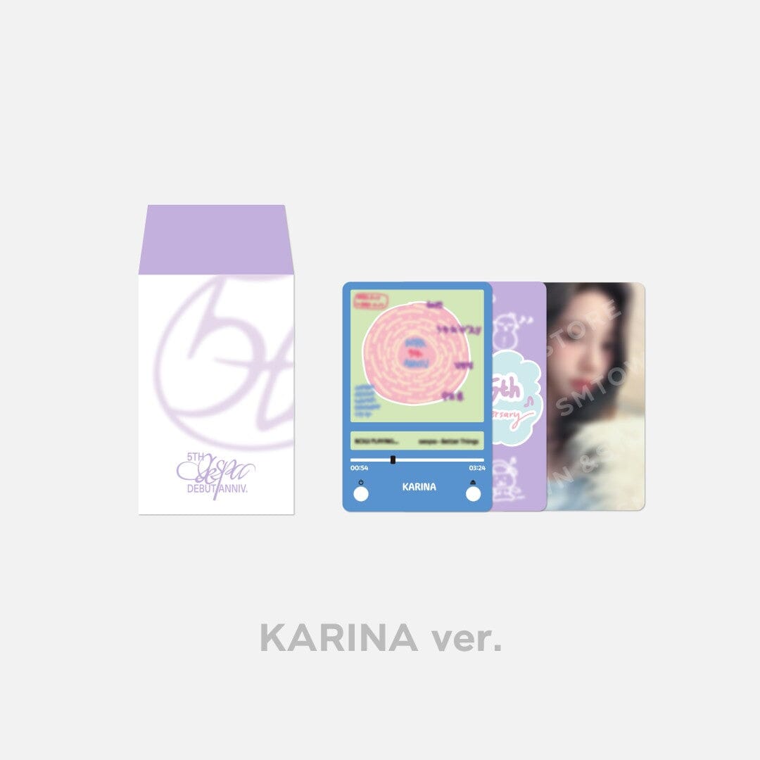 AESPA - 5TH ANNIVERSARY LUCKY CARD SET