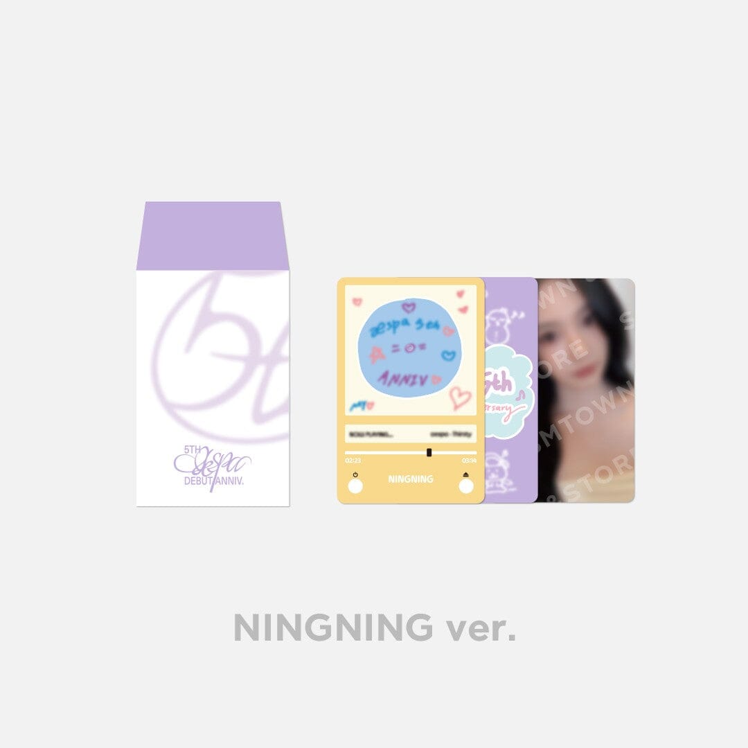 AESPA - 5TH ANNIVERSARY LUCKY CARD SET Nolae