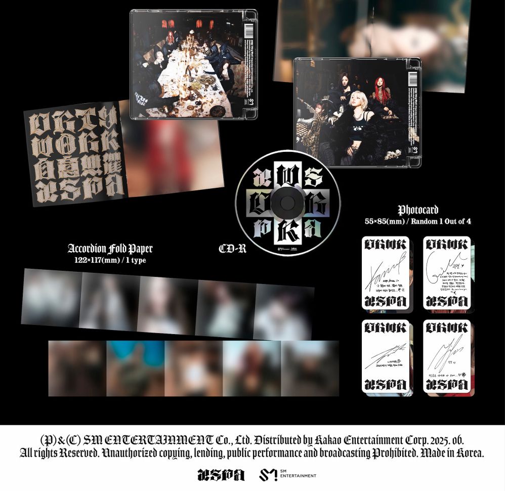 【未開封】aespa Dirty Work Code Worker　3種10枚 aespa - Dirty Work (Dirty Worker Version) - CATCHOPCD