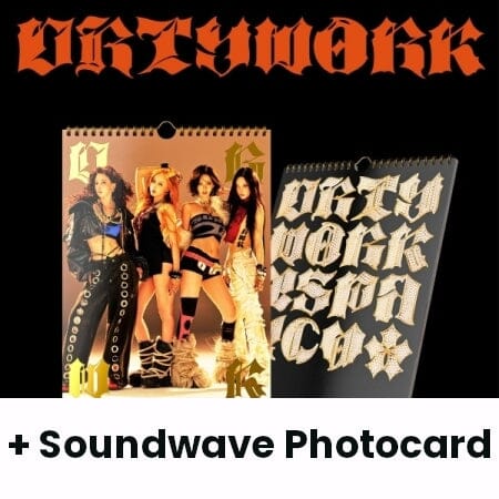 AESPA - DIRTY WORK (DIRTY WORKER) + Soundwave Photocard
