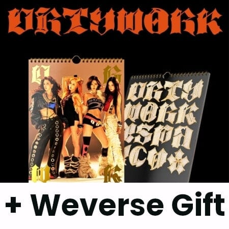 AESPA - DIRTY WORK (DIRTY WORKER) + Weverse Gift