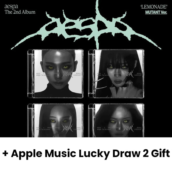 LEMONADE aespa AESPA VER.) | ALBUM + Album (ACID PHOTOCARD Apple