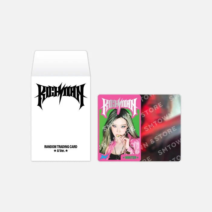 aespa RICH MAN WINTER b&n トレカ aespaウィンター RichMan barnes & noble US トレカ