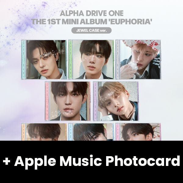 ALPHA DRIVE ONE - EUPHORIA (JEWEL CASE VER.) + Apple Music Photocard