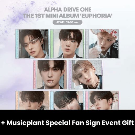 ALPHA DRIVE ONE - EUPHORIA (JEWEL CASE VER.) + Musicplant Special Fan