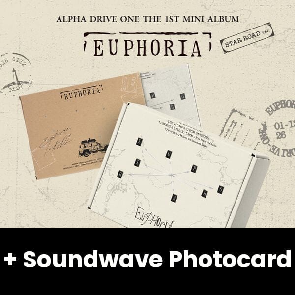 ALPHA DRIVE ONE - EUPHORIA (STAR ROAD VER.) + SOUNDWAVE PHOTOCARD