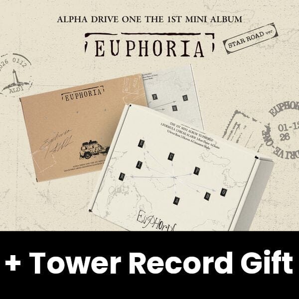 ALPHA DRIVE ONE - EUPHORIA (STAR ROAD VER.) + Tower Record Gift