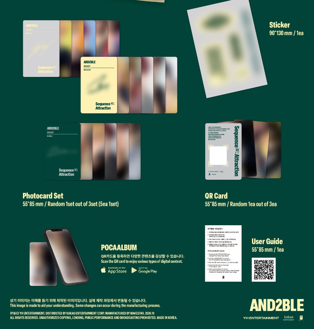 AND2BLE - SEQUENCE 02: ATTRACTION (SMART ALBUM) Nolae