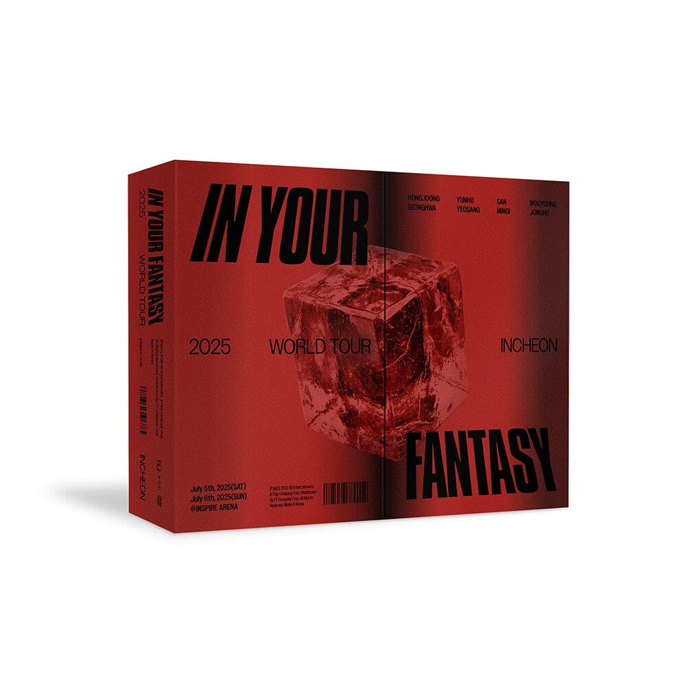 ATEEZ - 2025 WORLD TOUR 'IN YOUR FANTASY' IN INCHEON (DVD & PLAY CODE)