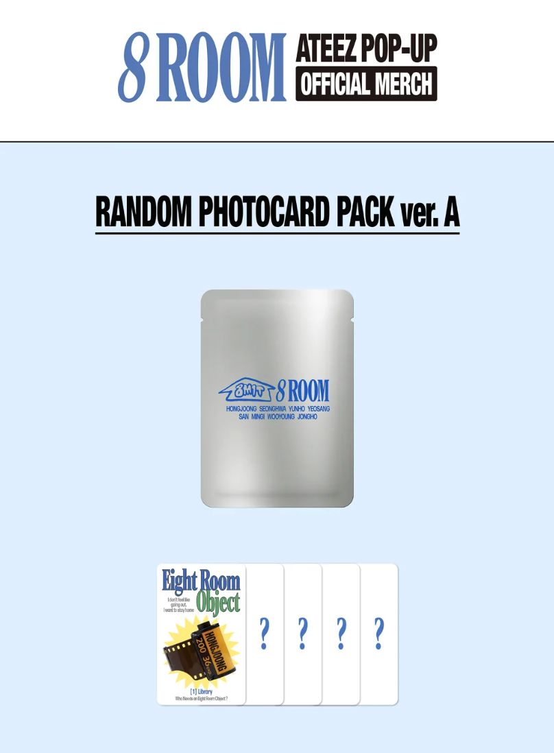 ATEEZ - 8ROOM 7TH ANNIVERSARY POP-UP OFFICIAL MD