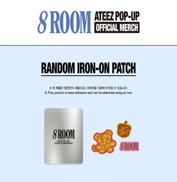ATEEZ - 8ROOM 7TH ANNIVERSARY POP-UP OFFICIAL MD