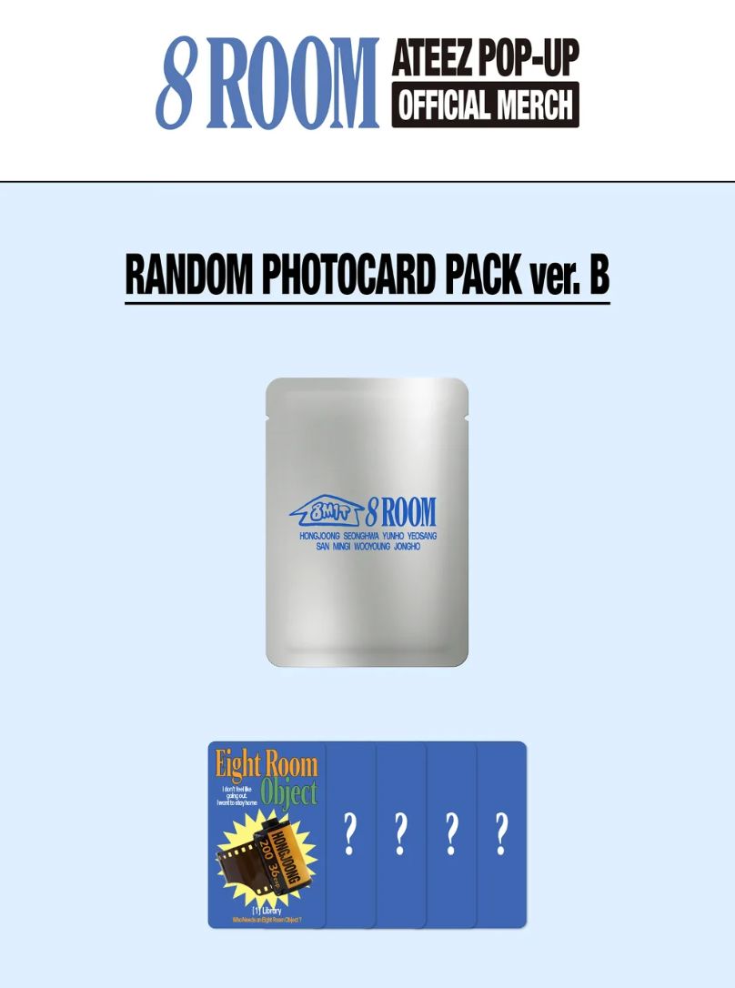 ATEEZ - 8ROOM 7TH ANNIVERSARY POP-UP OFFICIAL MD