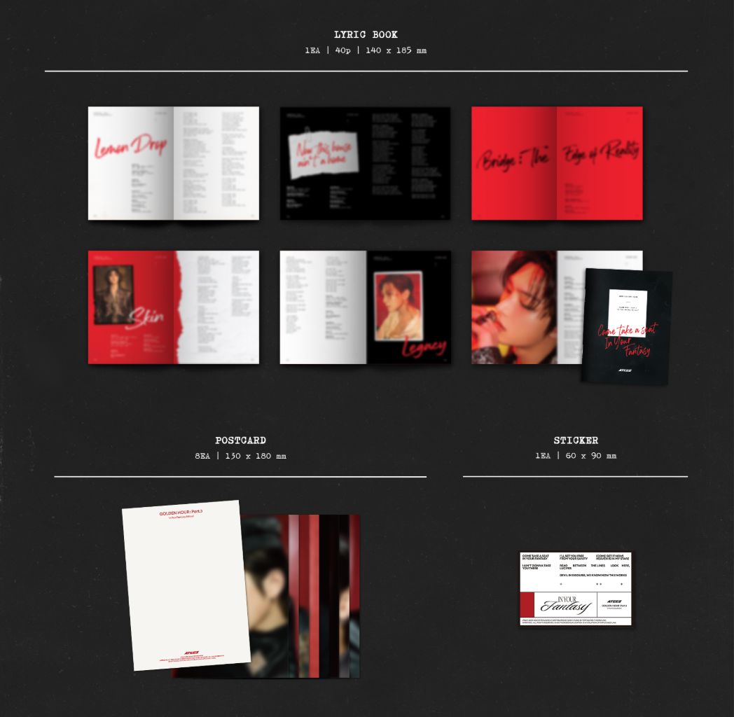 ATEEZ - GOLDEN HOUR : PART.3 (IN YOUR FANTASY EDITION) (LIMITED FANTASY VER.) + Makestar Photocard Nolae