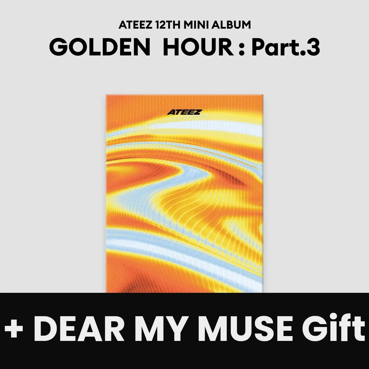 ミンギ ATEEZ GOLDEN HOUR 2 applemusic特典 3枚 ATEEZ 11th Mini Album - GOLDEN HOUR : Part.2 + APPLEMUSIC