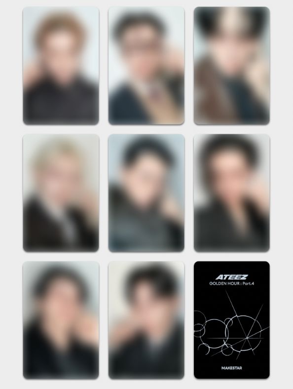 ATEEZ - GOLDEN HOUR : PART.4 (POCA ALBUM) + Makestar Fan Sign Gift Nolae