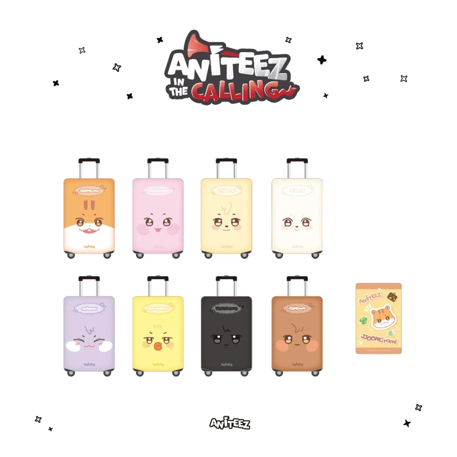 ATEEZ - LUGGAGE COVER (ANITEEZ IN THE CALLING OFFICIAL MD)