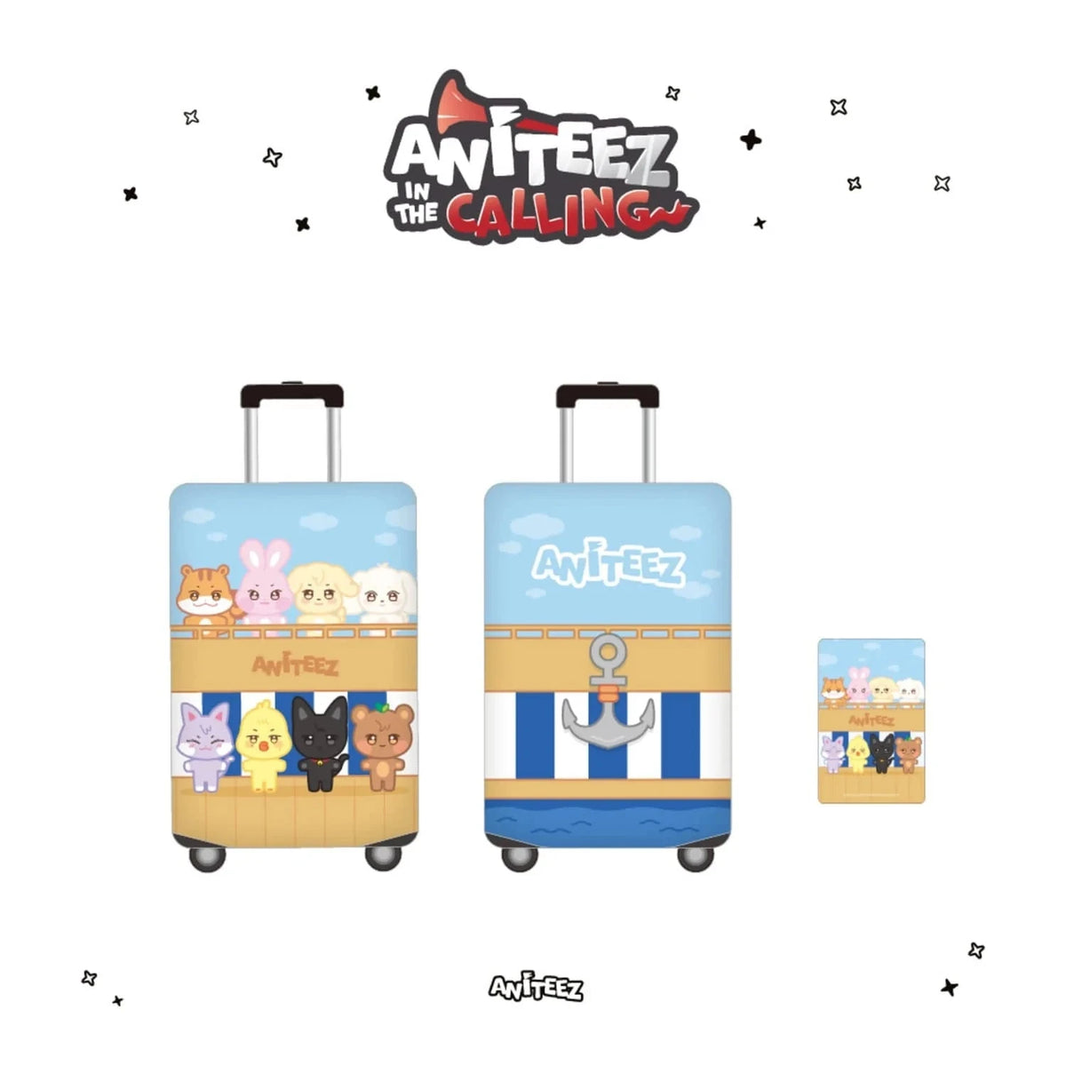 ATEEZ - LUGGAGE COVER (ANITEEZ IN THE CALLING OFFICIAL MD)