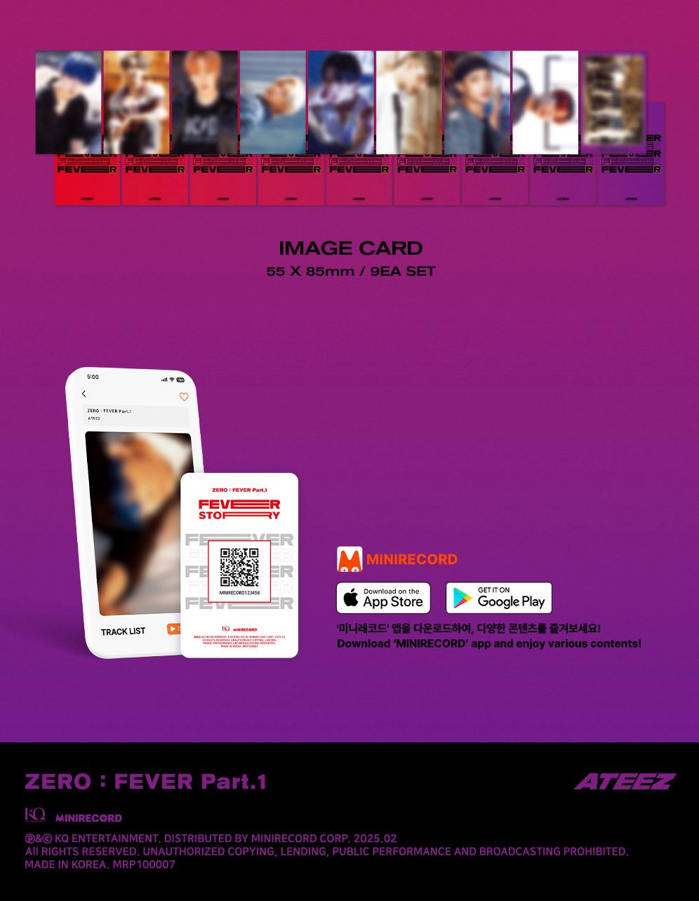 ATEEZ - ZERO : FEVER PART.1 (PLATFORM VER.) + Mini Record Gift Nolae