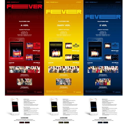 ATEEZ fever part2 ソンファ サノク 1週目 ATEEZ - ZERO : FEVER PART.2 (REPACKAGE PLATFORM VER.)