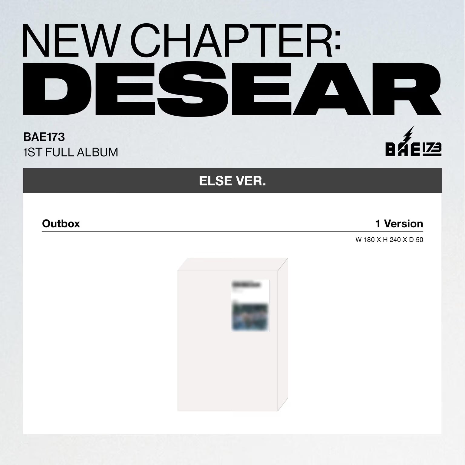 BAE173 - NEW CHAPTER : DESEAR