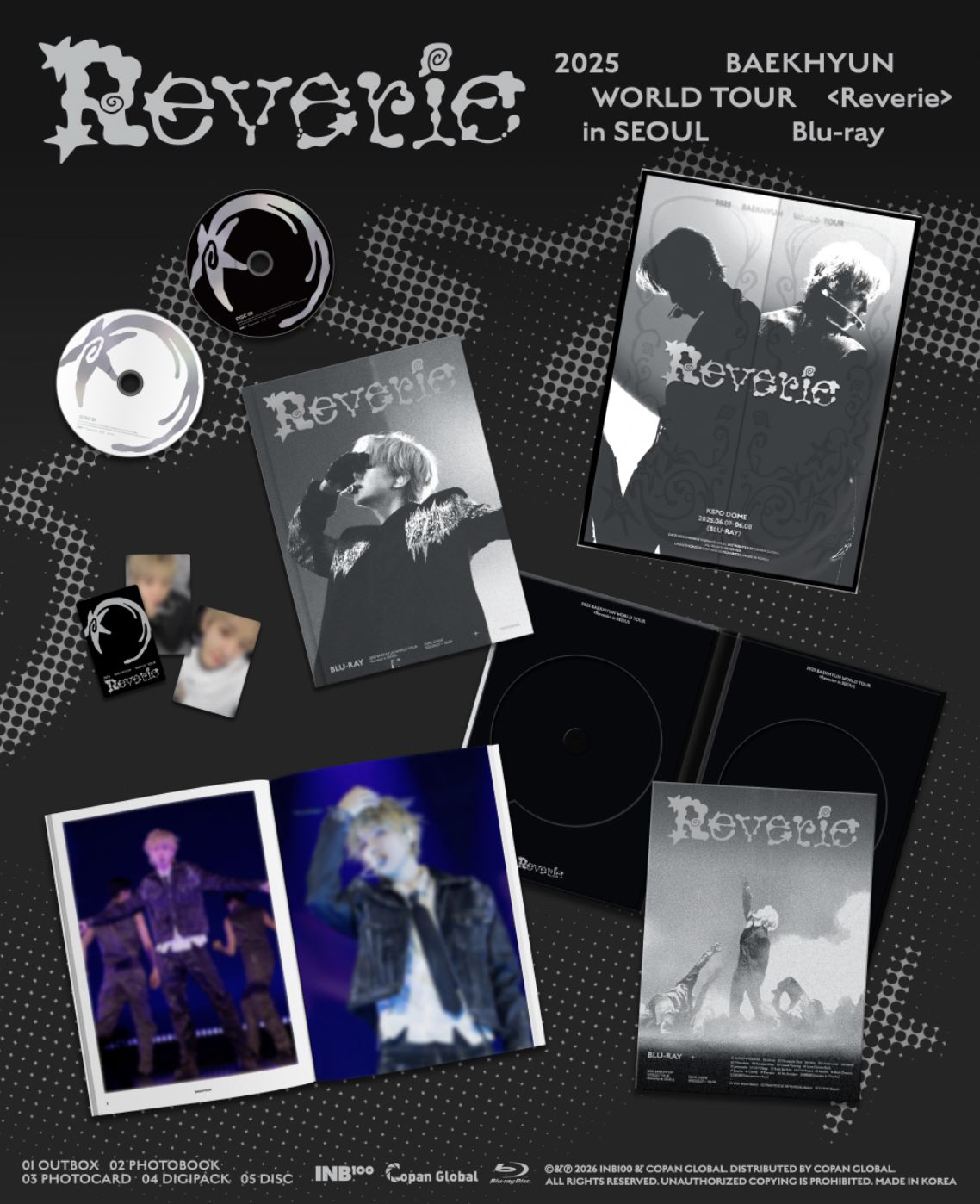 BAEKHYUN - 2025 BAEKHYUN WORLD TOUR 'REVERIE' IN SEOUL (BLU-RAY & QR C