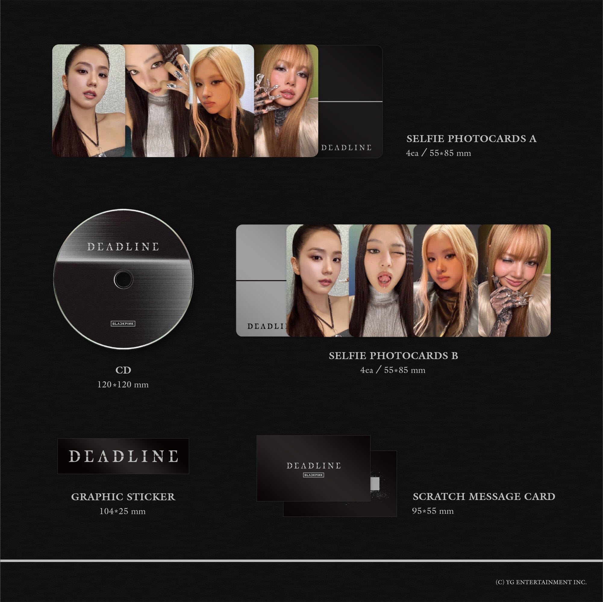 BLACKPINK - DEADLINE (GRAY VER.) + Dear My Muse Gift