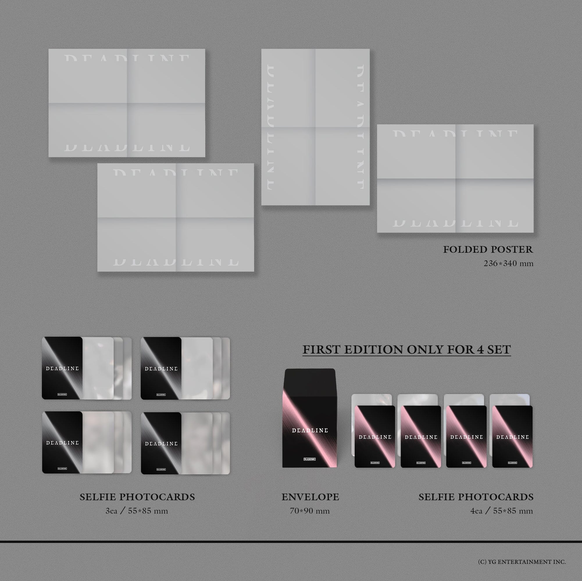 BLACKPINK - DEADLINE (SILVER VER.) + Withmuu Gift Nolae