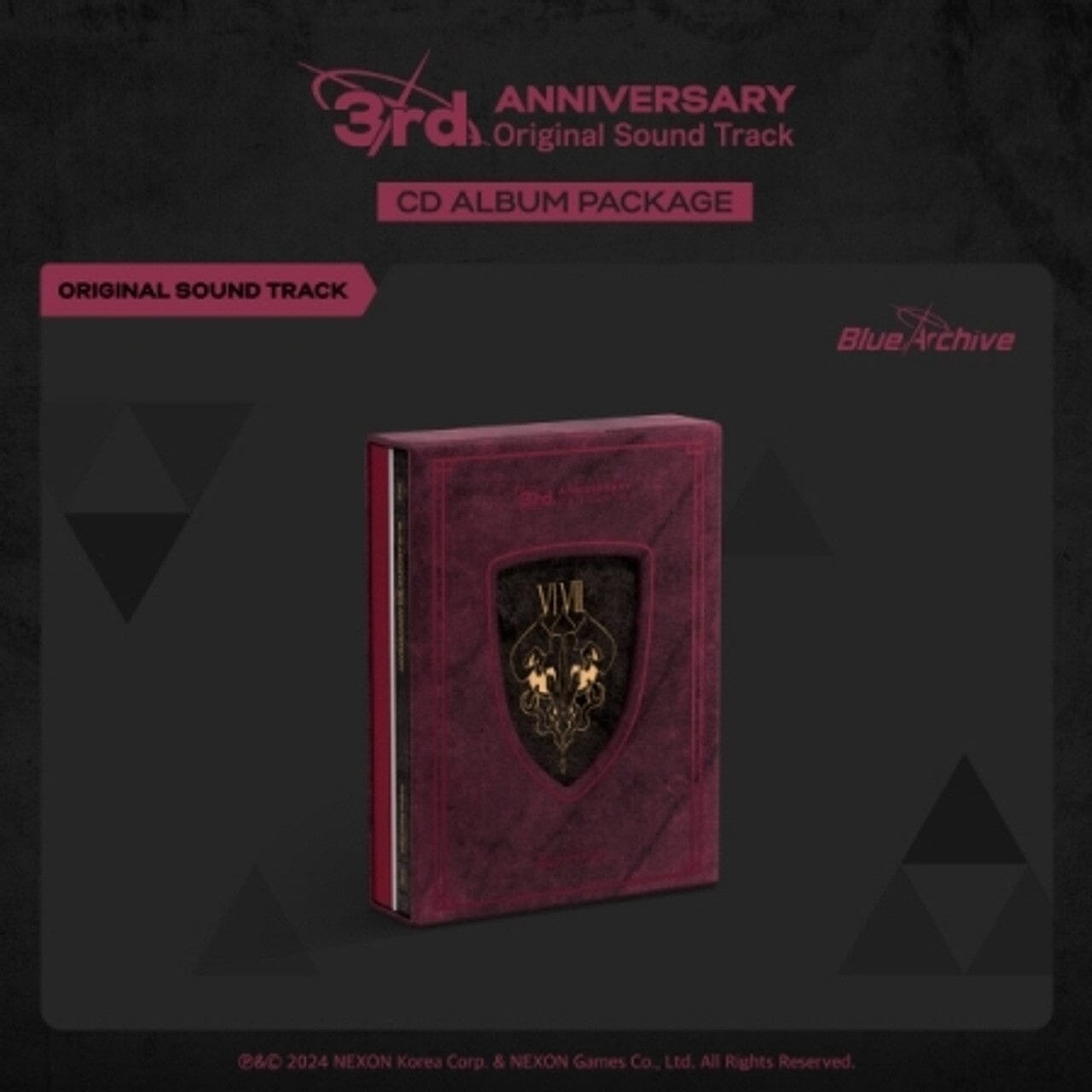 ブルーアーカイブ　3周年記念OST CD+KIT アルバムパッケージ BLUE ARCHIVE - 3RD ANNIVERSARY OST