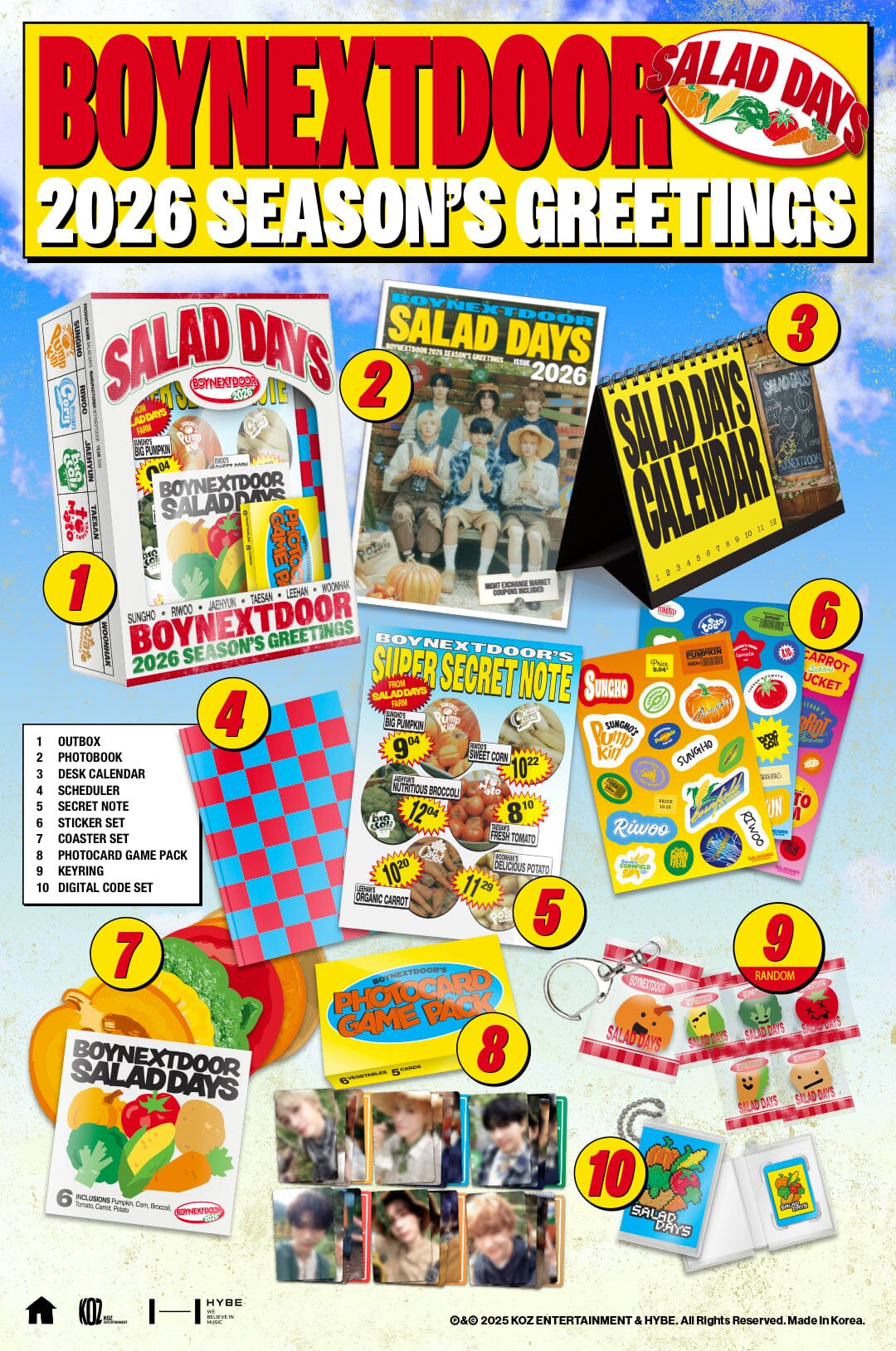 BOYNEXTDOOR - 2026 SEASON'S GREETINGS + POB WEVERSE GIFT