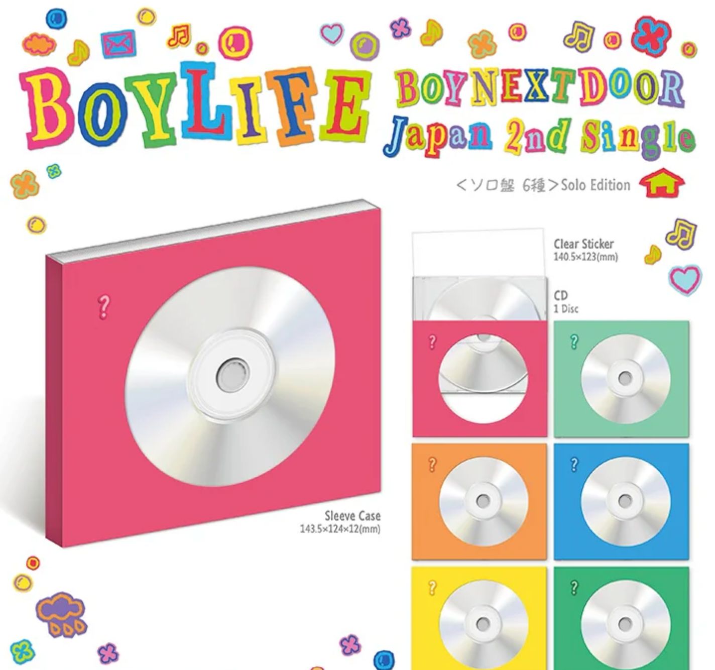 BOYNEXTDOOR - BOYLIFE (JAPAN 2ND SINGLE) (SOLO EDITION) + Weverse Gift Nolae