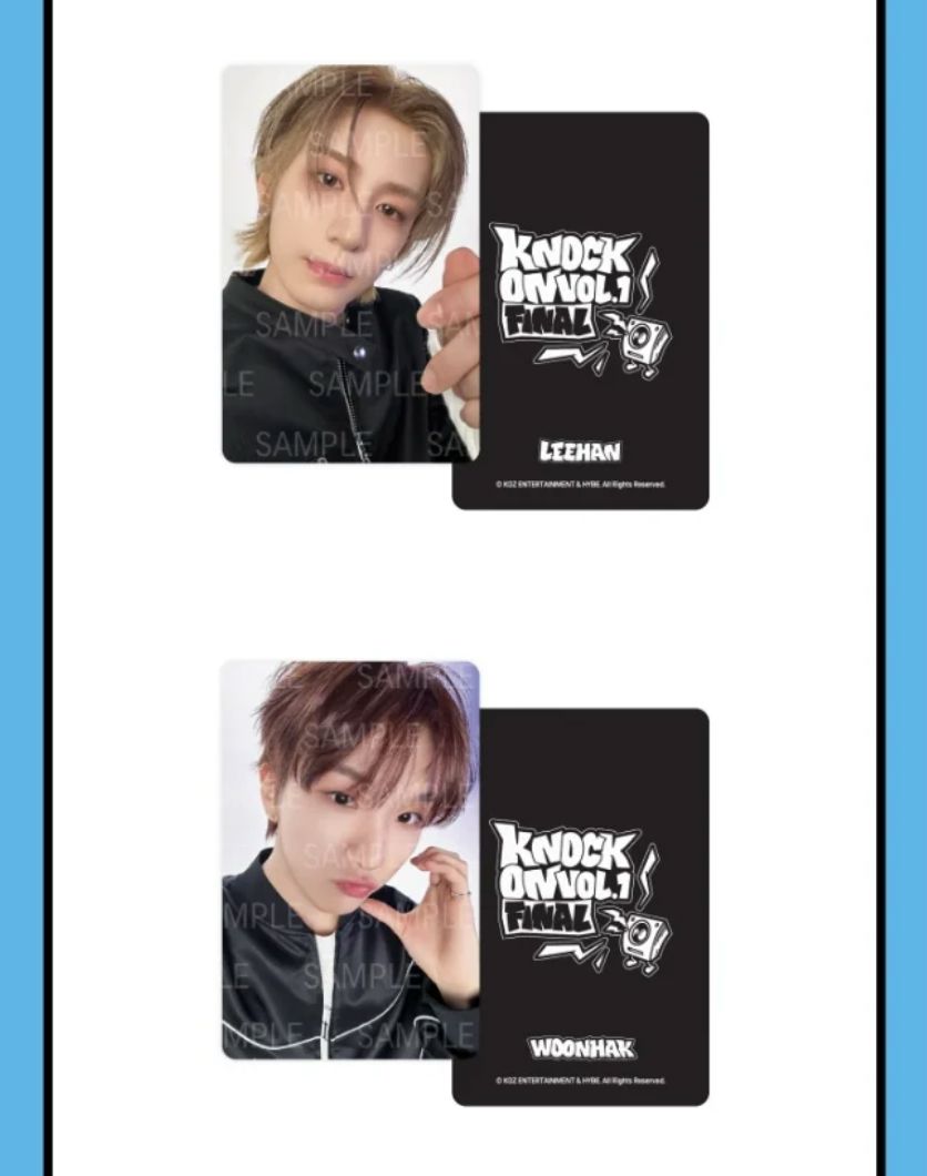 タレントカード boynextdoor knockon photocard Manila BOYNEXTDOOR KNOCK ON VOL 1 IN JAPAN PHOTOCARD OFFICIAL | eBay