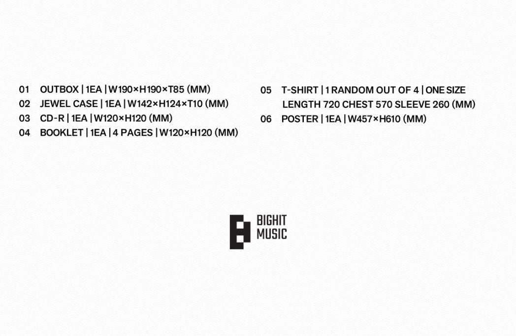 BTS - ARIRANG (T-SHIRT CD BOX SET)